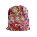 Abstract wings Drawstring Pouch (XL)