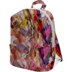 Abstract wings Zip Up Backpack
