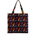 Beautiful Pattern Zipper Grocery Tote Bag