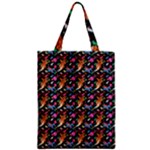 Beautiful Pattern Zipper Classic Tote Bag