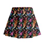 Beautiful Pattern Mini Flare Skirt
