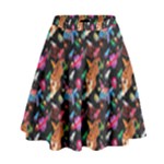 Beautiful Pattern High Waist Skirt