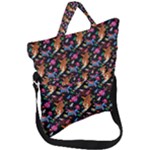 Beautiful Pattern Fold Over Handle Tote Bag