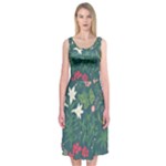 Spring design  Midi Sleeveless Dress