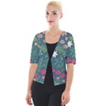 Spring design  Cropped Button Cardigan