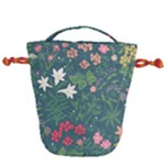 Spring design  Drawstring Bucket Bag