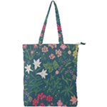 Spring design  Double Zip Up Tote Bag