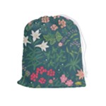 Spring small flowers Drawstring Pouch (XL)