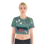 Spring small flowers Cotton Crop Top