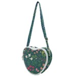 Spring small flowers Heart Shoulder Bag