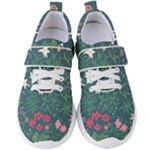 Spring small flowers Women s Velcro Strap Shoes