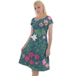 Spring small flowers Classic Short Sleeve Dress