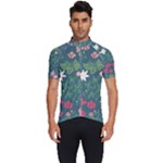 Spring small flowers Men s Short Sleeve Cycling Jersey