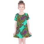 Background Leaves River Nature Kids  Simple Cotton Dress