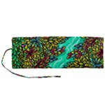Background Leaves River Nature Roll Up Canvas Pencil Holder (M)