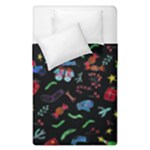 New Year Christmas Background Duvet Cover Double Side (Single Size)