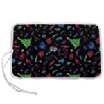 New Year Christmas Background Pen Storage Case (L)
