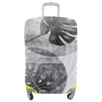 Vintage Retro Boho Background Leaves Botanical Luggage Cover (Medium)