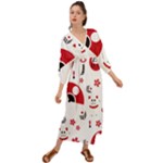 Assorted Illustration Lot Japan Fundal Japanese Grecian Style  Maxi Dress