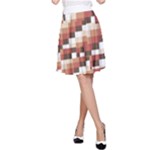 ChromaticMosaic Print Pattern A-Line Skirt