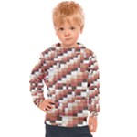 ChromaticMosaic Print Pattern Kids  Hooded Pullover