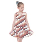 ChromaticMosaic Print Pattern Kids  Summer Dress