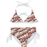 ChromaticMosaic Print Pattern Kids  Classic Bikini Set