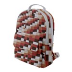 ChromaticMosaic Print Pattern Flap Pocket Backpack (Large)