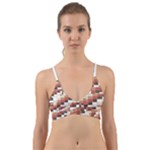 ChromaticMosaic Print Pattern Wrap Around Bikini Top