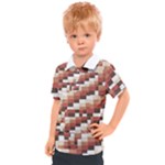 ChromaticMosaic Print Pattern Kids  Polo T-Shirt
