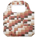 ChromaticMosaic Print Pattern Foldable Grocery Recycle Bag