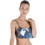 Steampunk Woman With Owl 2 Steampunk Woman With Owl Woman With Owl Strap Layered Top Bikini Top 