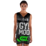 Gym mode Wrap Front Bodycon Dress