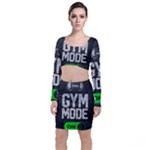 Gym mode Top and Skirt Sets