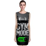 Gym mode Sleeveless Velvet Midi Dress