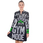 Gym mode Long Sleeve Panel Dress