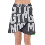 Gym mode Wrap Front Skirt