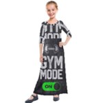Gym mode Kids  Quarter Sleeve Maxi Dress