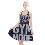Gym mode Halter Party Swing Dress 