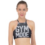 Gym mode Halter Bikini Top
