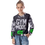 Gym mode Kids  Long Sleeve T-Shirt with Frill 