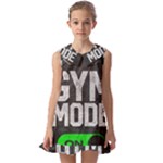 Gym mode Kids  Pilgrim Collar Ruffle Hem Dress