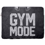 Gym mode 17  Vertical Laptop Sleeve Case With Pocket