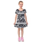 90a30151-30e5-41a4-8f9f-ca3e99b2c8da Kids  Short Sleeve Velvet Dress