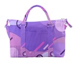 Colorful Labstract Wallpaper Theme Carry-on Travel Shoulder Bag