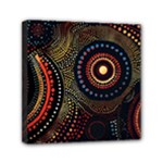 Abstract Geometric Pattern Mini Canvas 6  x 6  (Stretched)