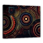 Abstract Geometric Pattern Canvas 24  x 20  (Stretched)