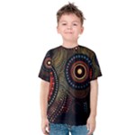 Abstract Geometric Pattern Kids  Cotton T-Shirt