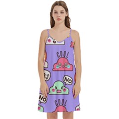 Mini Camis Dress With Pockets 