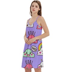 Mini Camis Dress With Pockets 